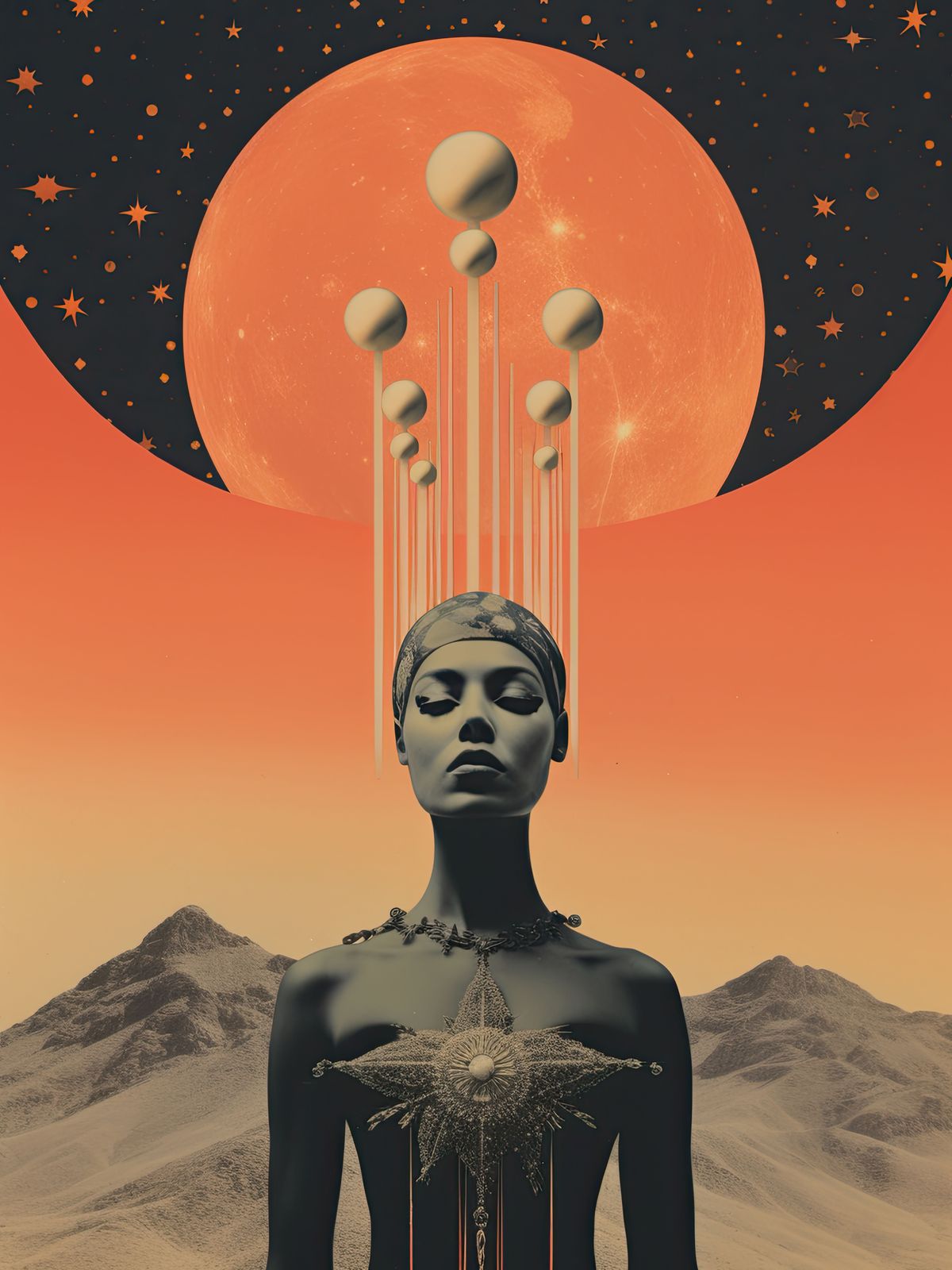 Poster - Eterisk Rymdkvinna