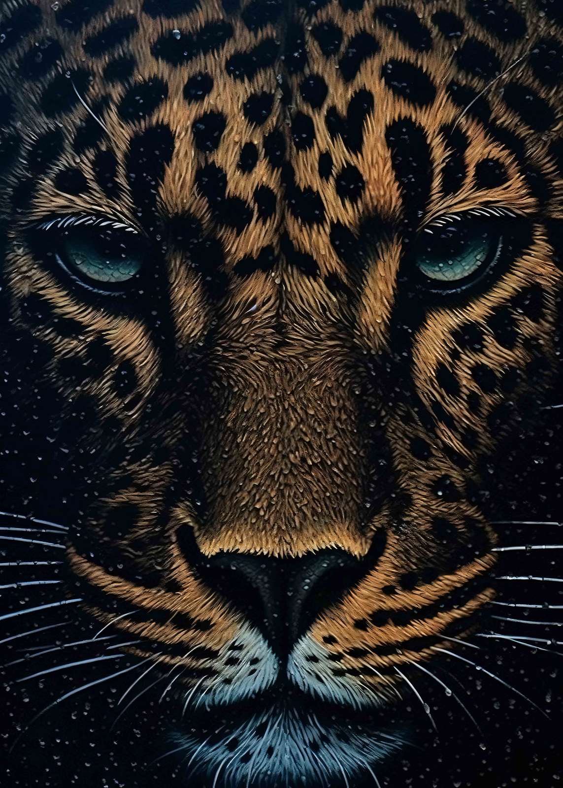 Affisch - Majestätisk Leopard