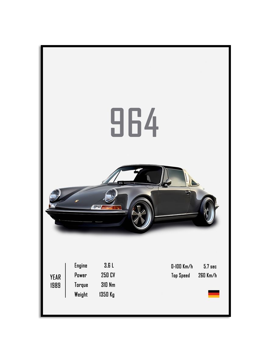 Poster - Klassisk Bil 964