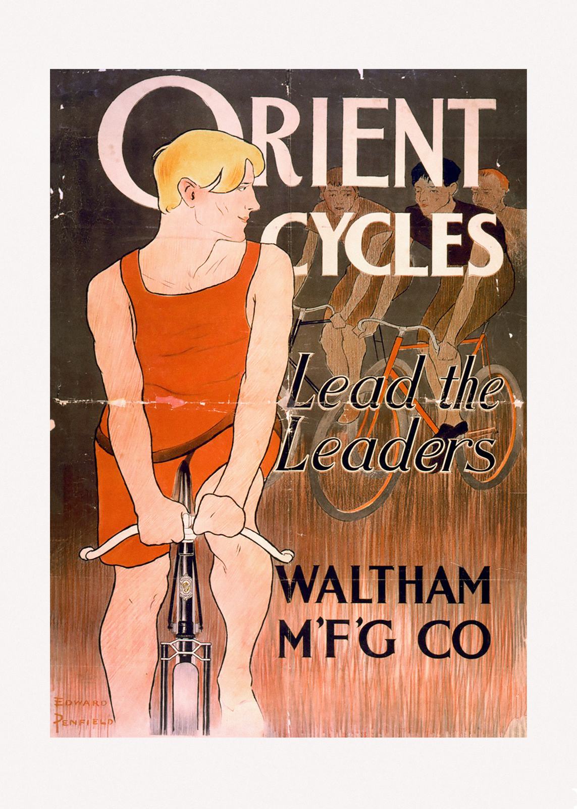 Poster - Orient Cycles av Edward Penfield