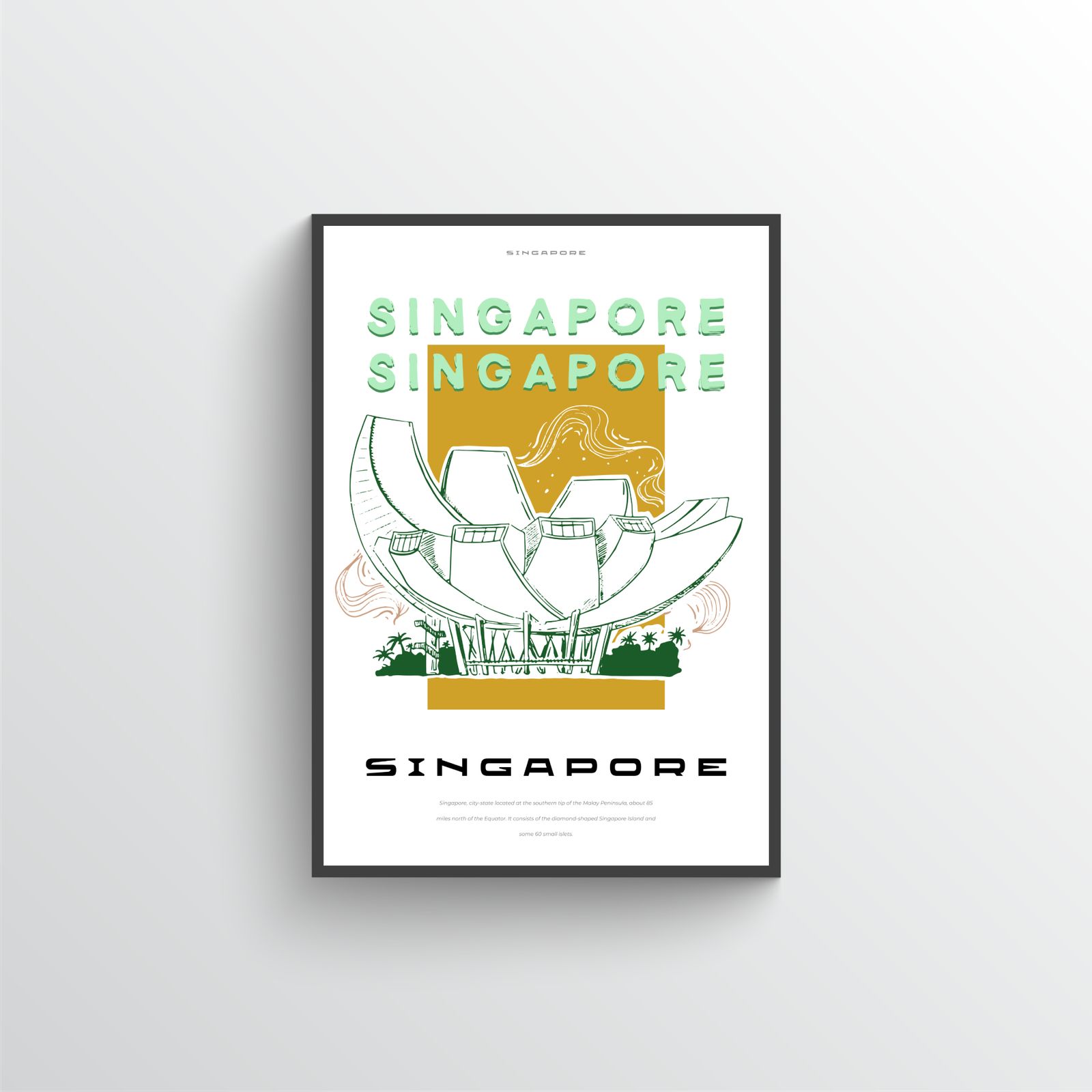 Singapore Affisch