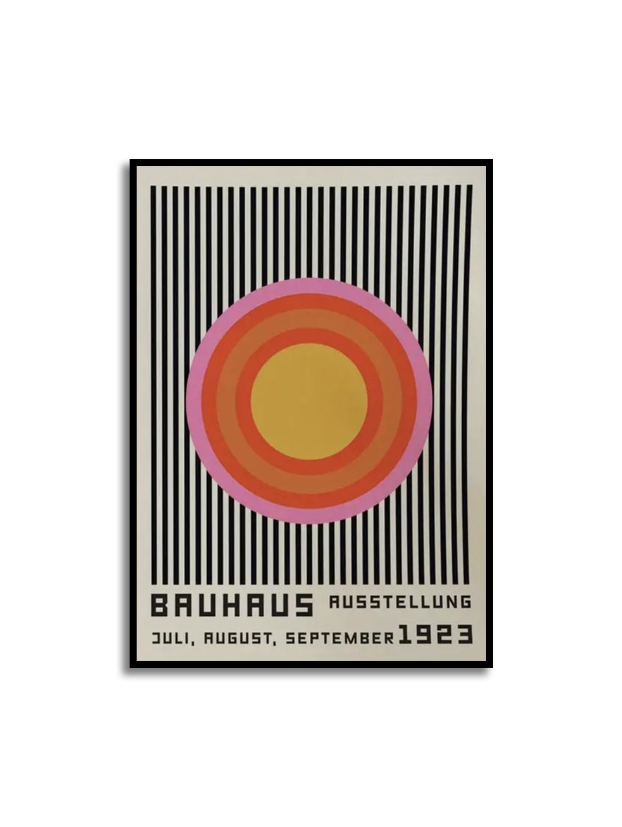Poster - Bauhausutställning 1923