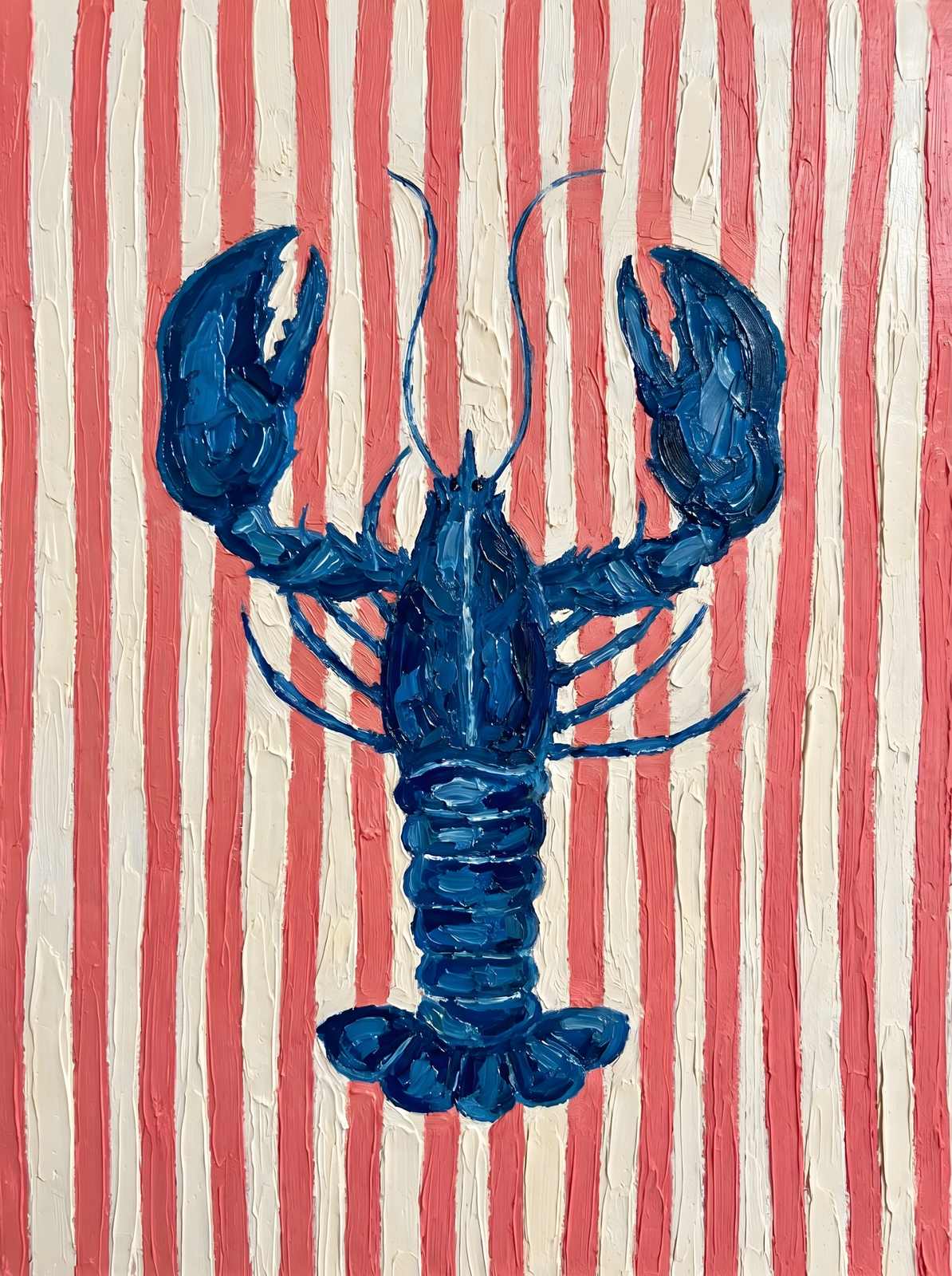 Poster - Blå Hummer Konst