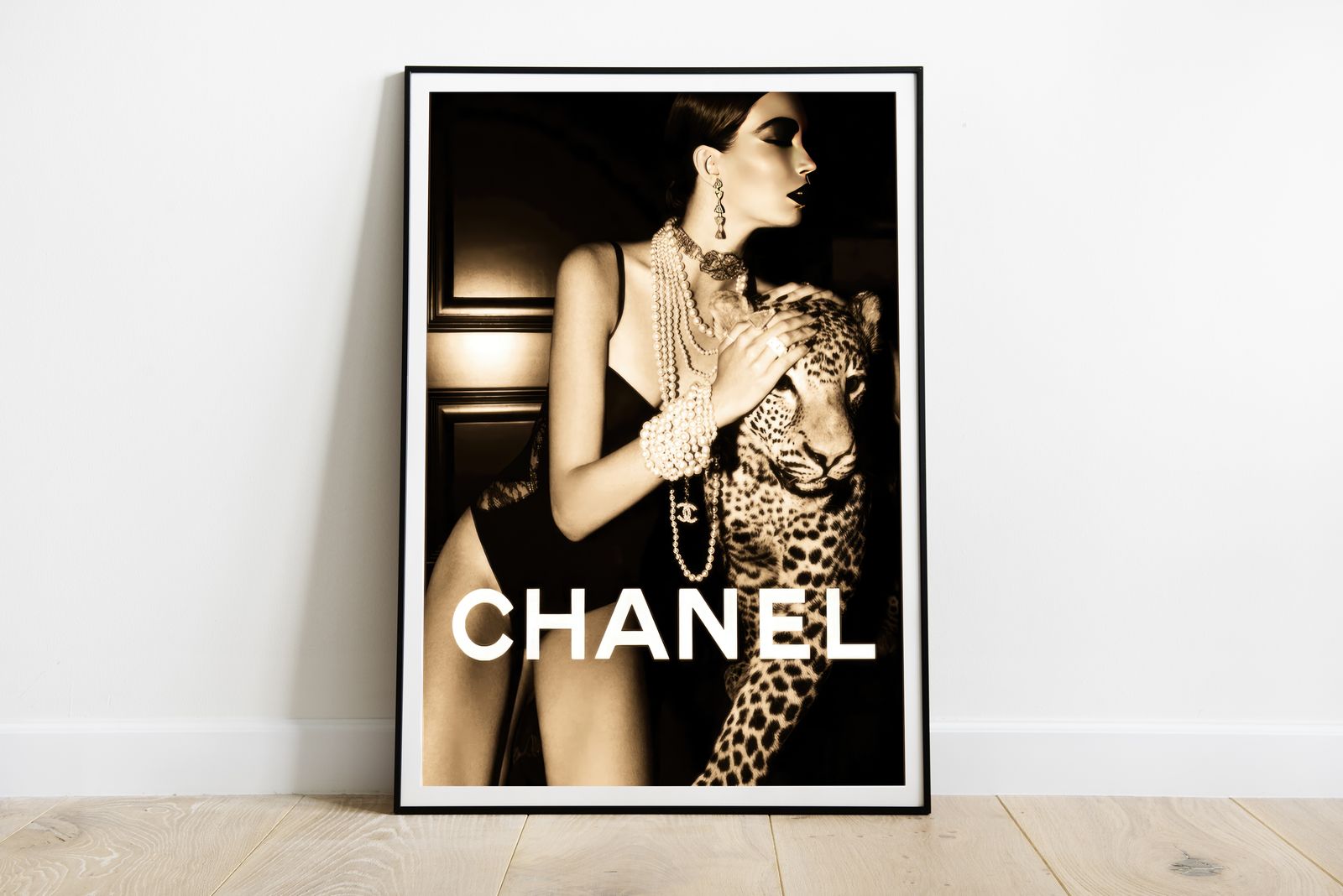 Poster - Chanel Modekonstverk