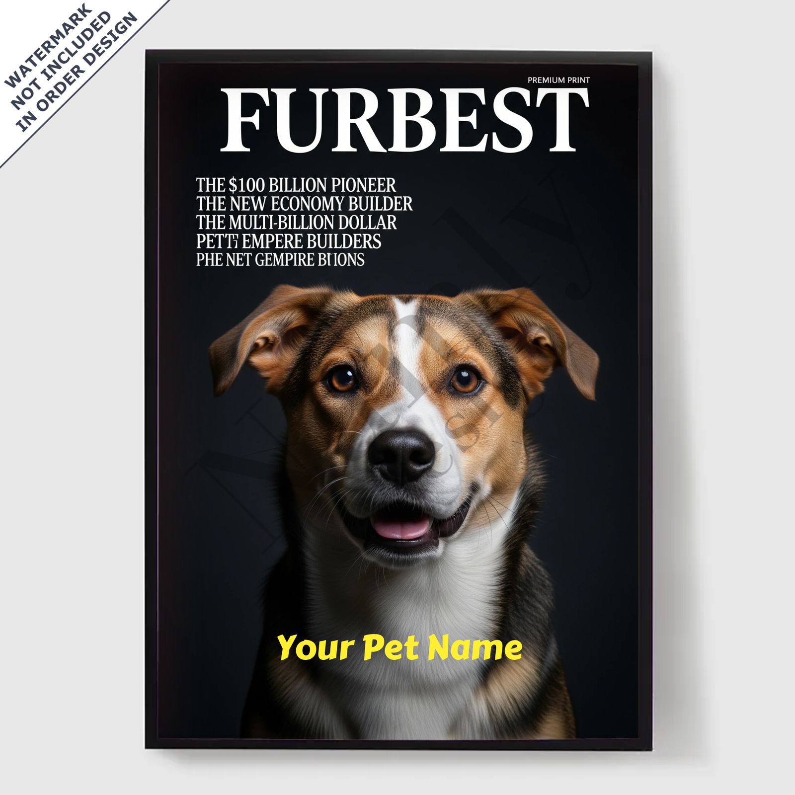 Personlig Poster - Furbest Magazine - AI Poster