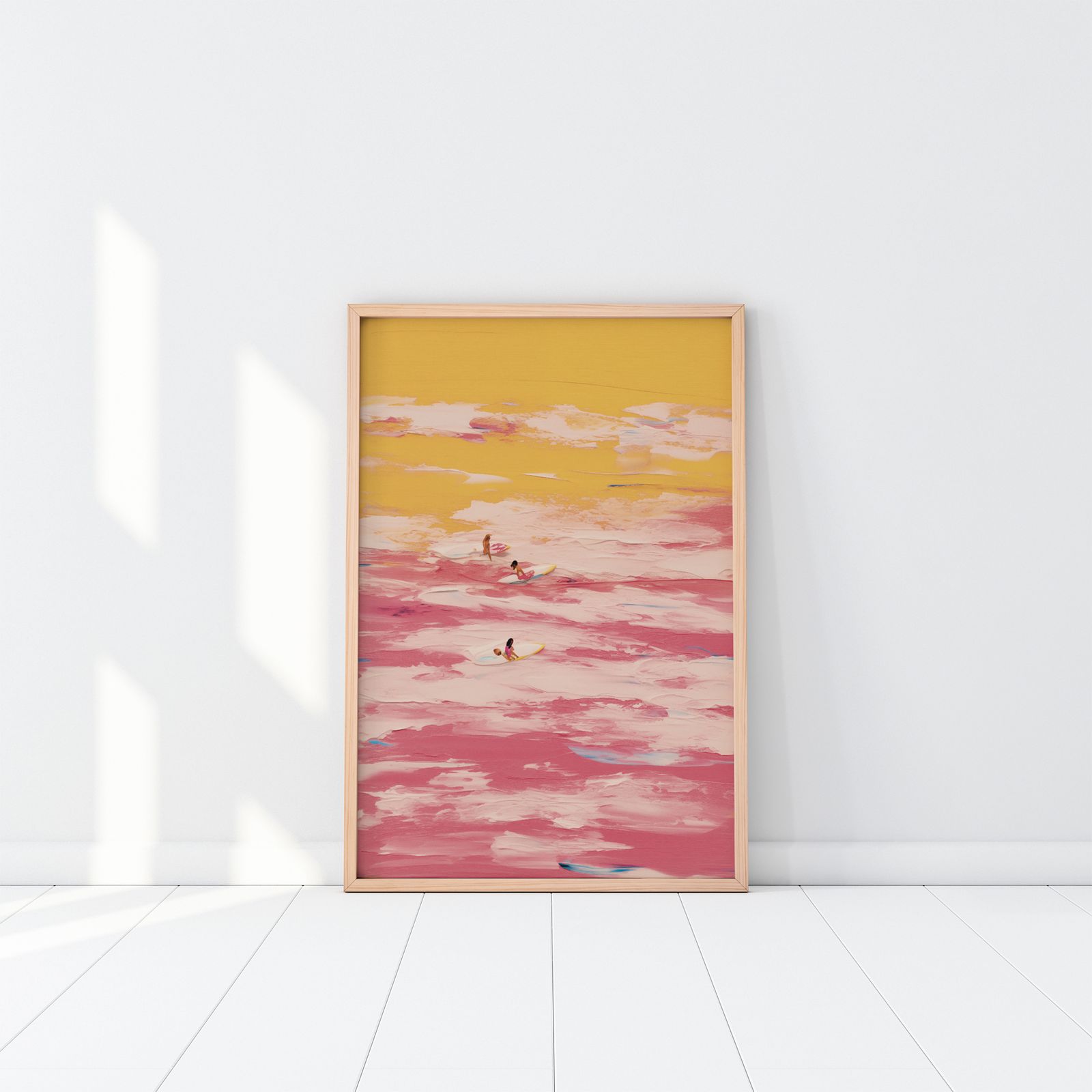 Poster - Surfare i Rosa Vatten