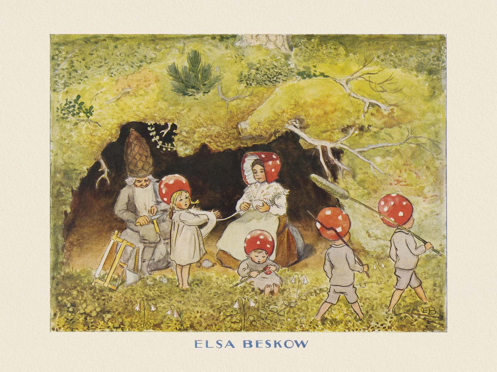 Poster - Elsa Beskow Illustration
