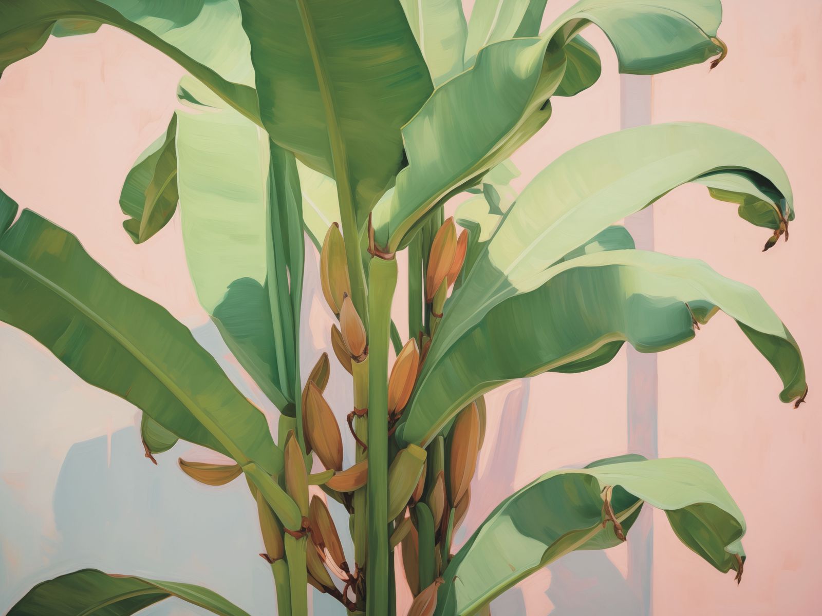 Poster - Tropiska Bananblad