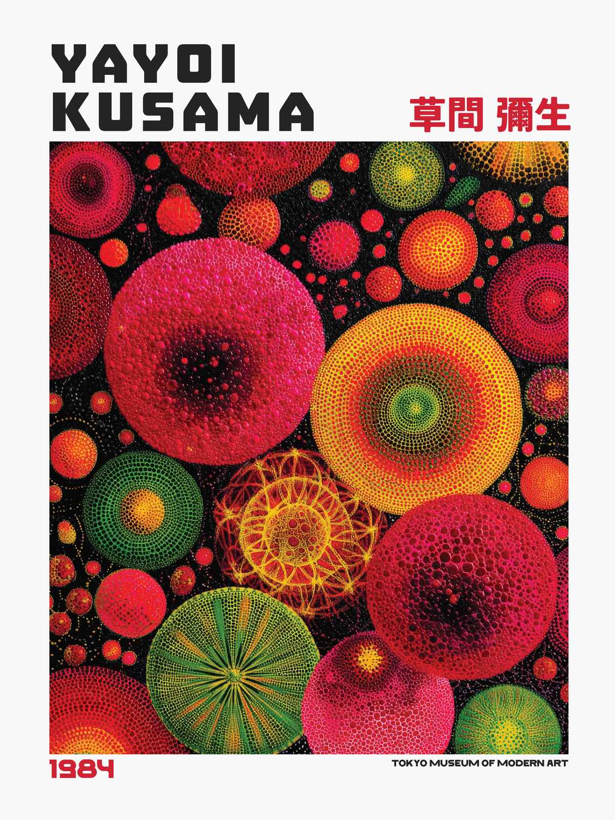 Poster - Yayoi Kusama Art 1984