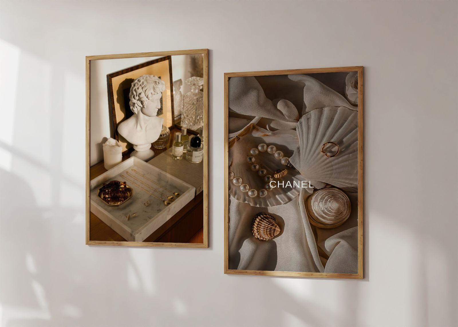 Poster - Chanel Skal och Byst / Set of 2