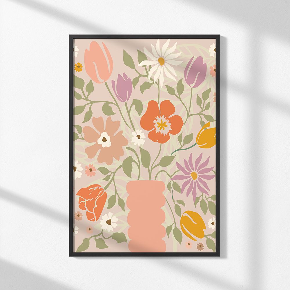 Poster - Blomvasdesign