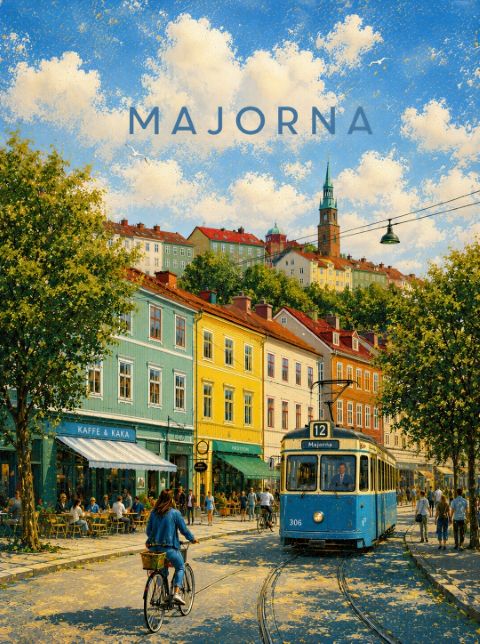 Poster - Majorna Spårvagnsscen