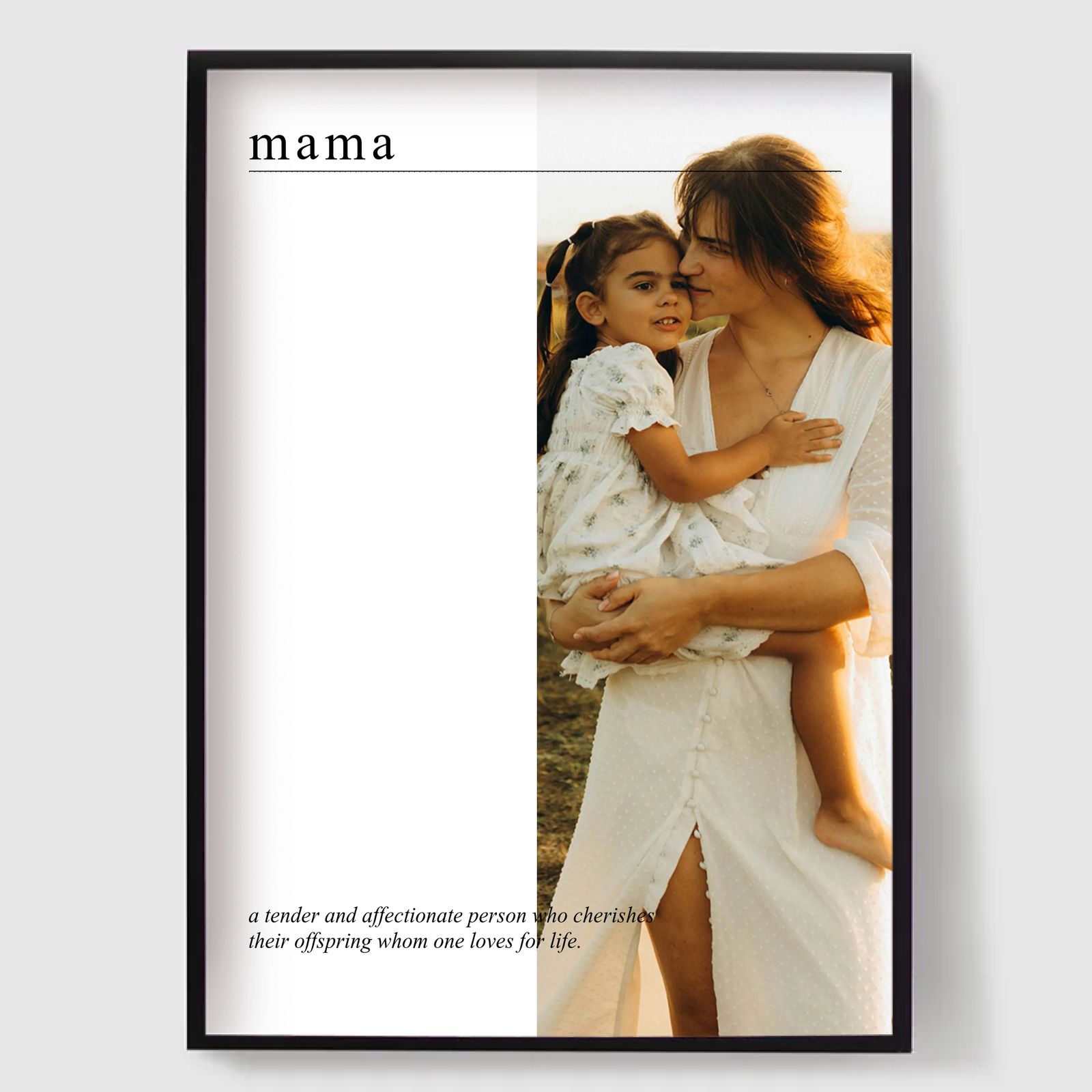 Personlig Poster - Minimalistisk Poster för Älskade