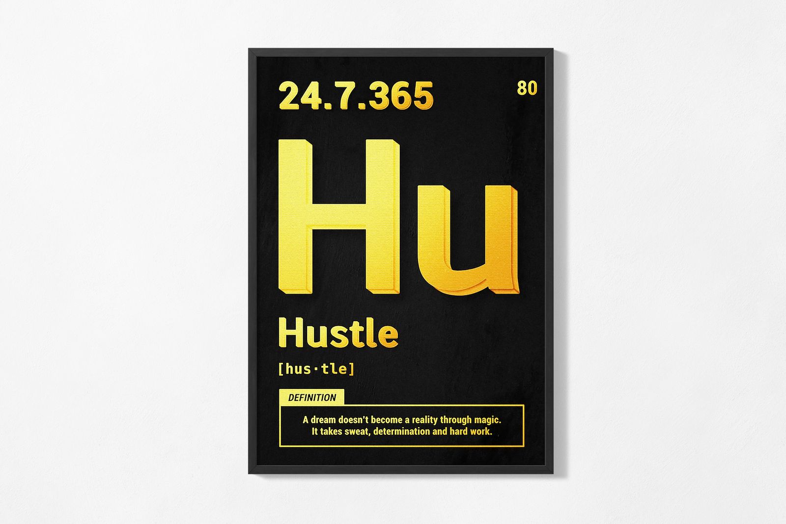 Affisch - Hustle Element