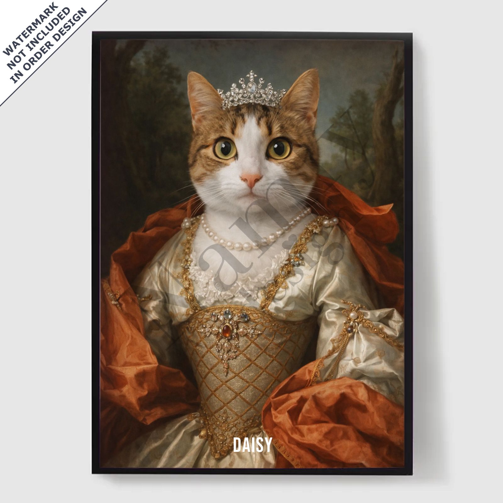 Affisch - Kunglig Katt Daisy