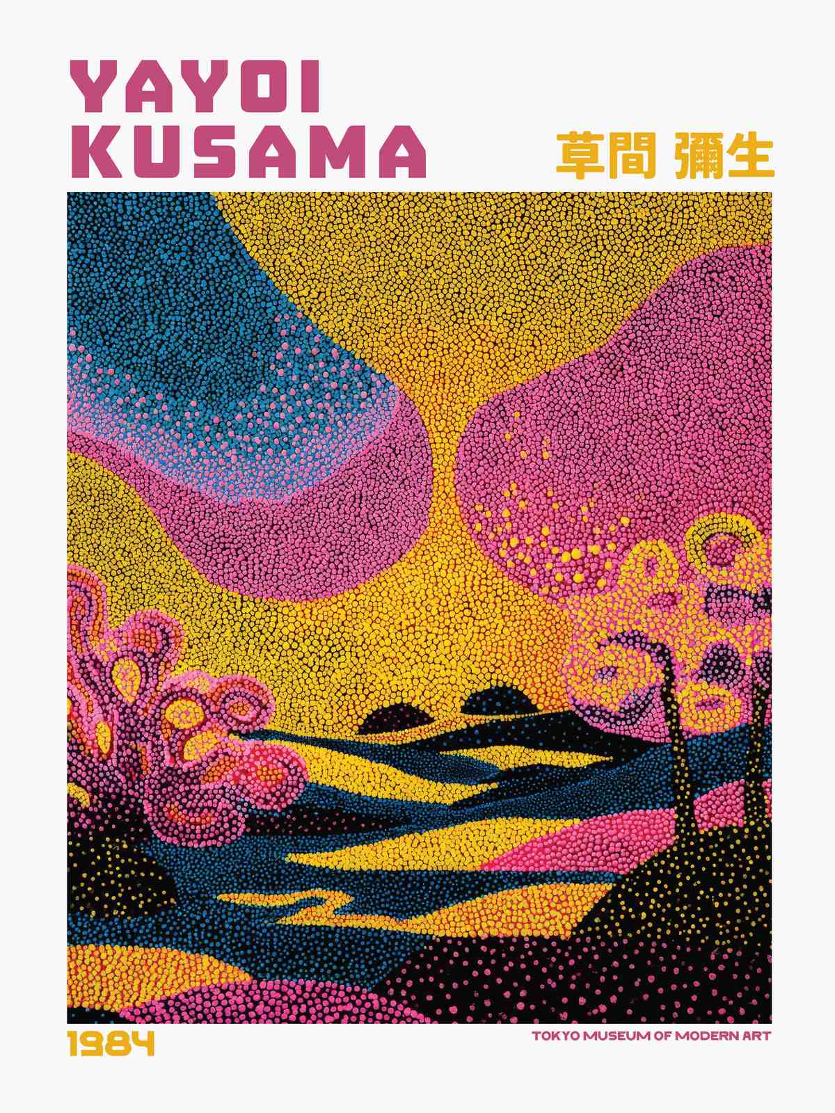 Poster - Yayoi Kusama 1984