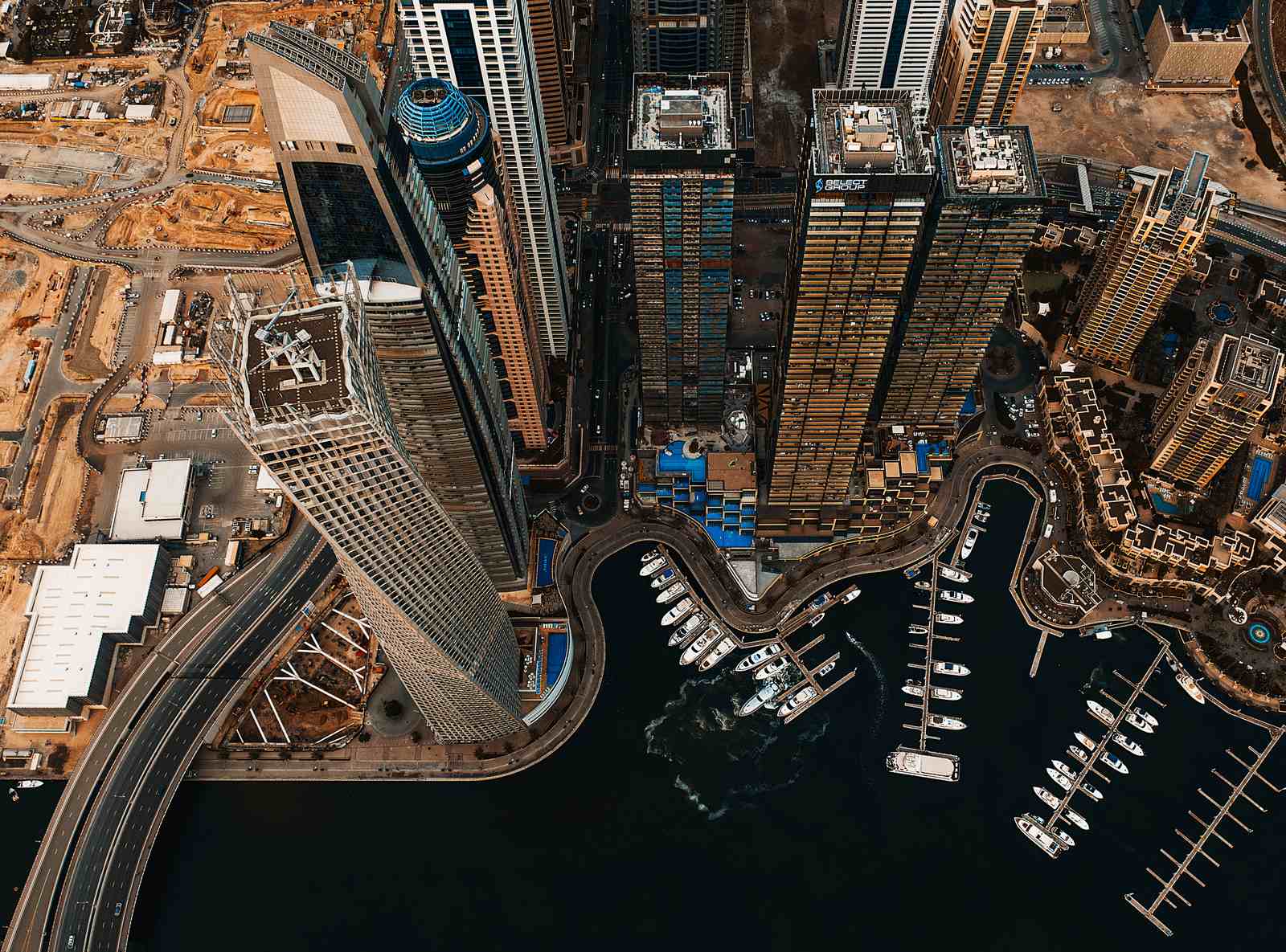 Poster - Dubai Flygvy