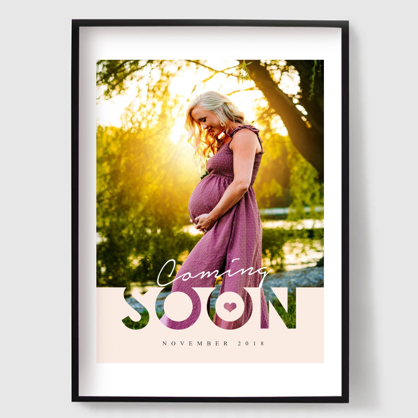 Personlig Poster - Kommer Snart - Fotouppladdning