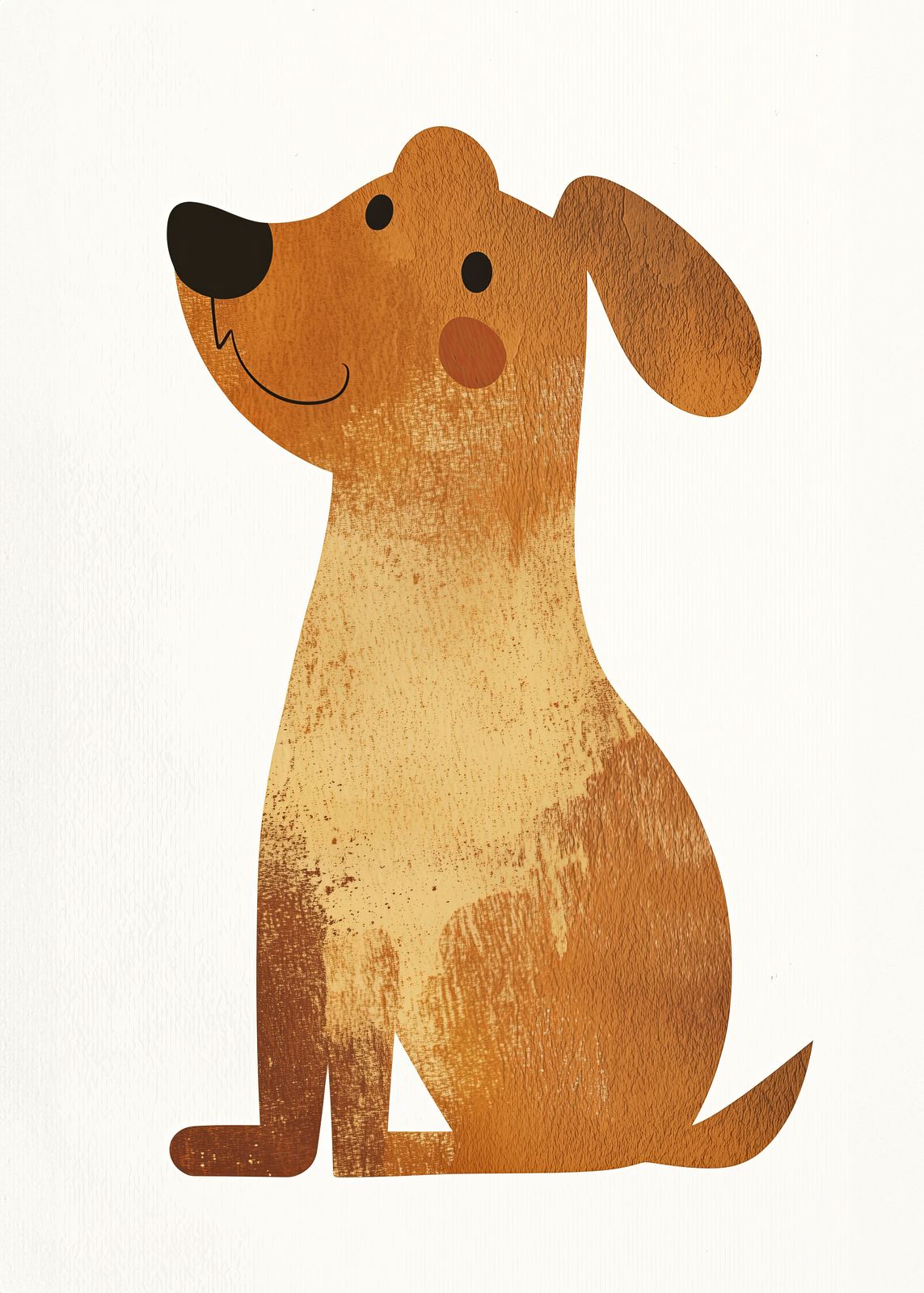 Poster - Leende Hund