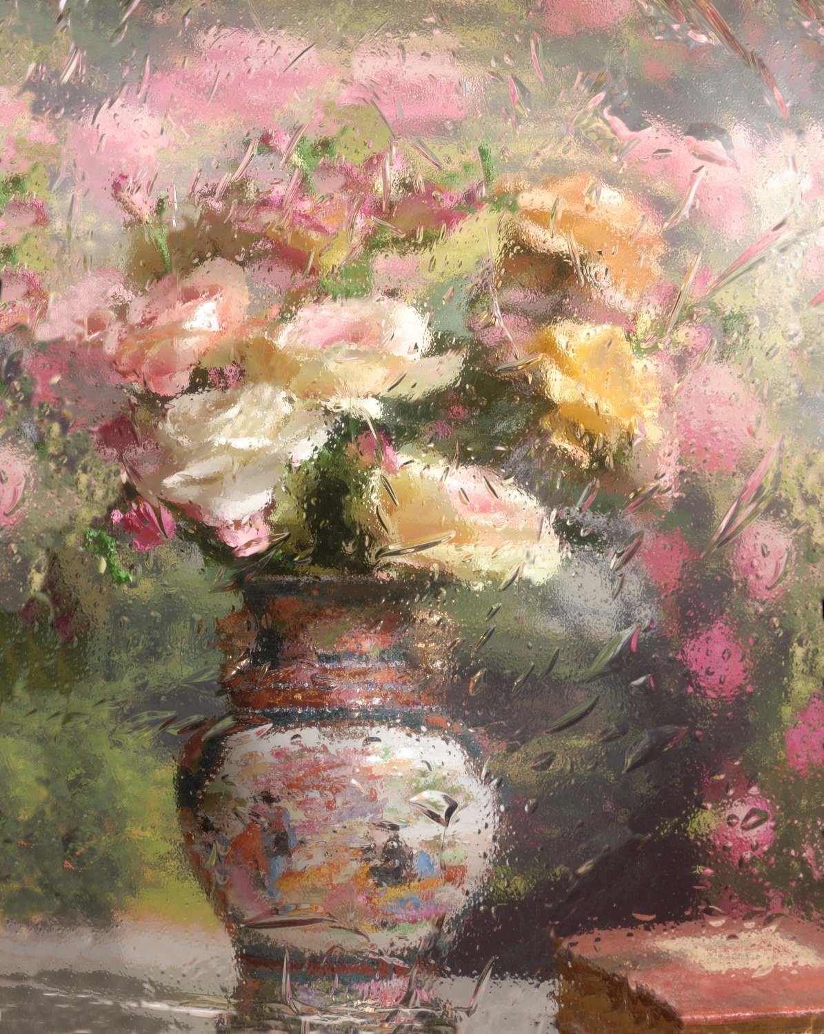 Poster - Blomstervas Målning