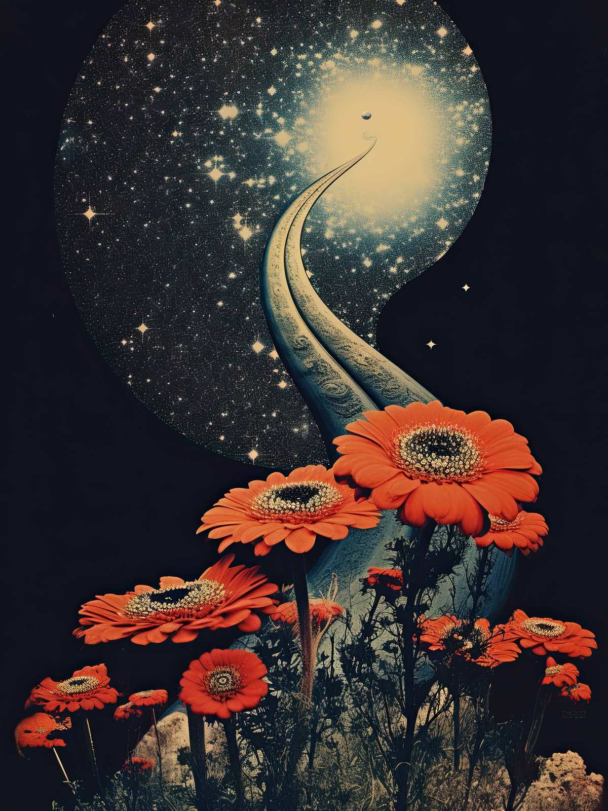 Poster - Kosmisk Väg Konst