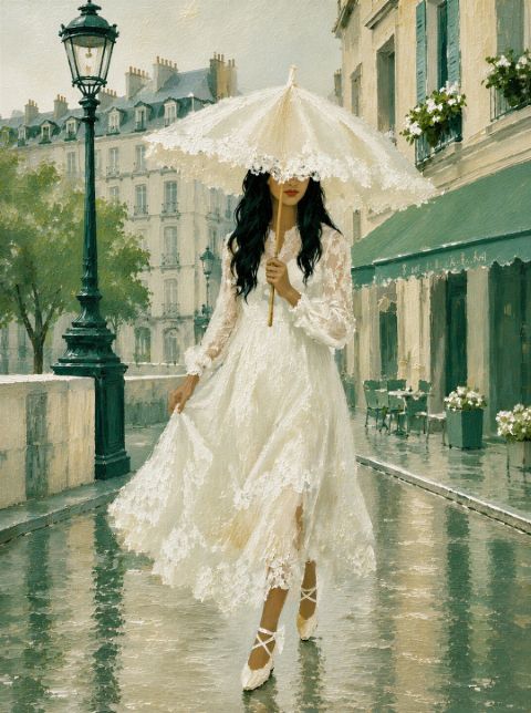 Poster - Dam i Paris