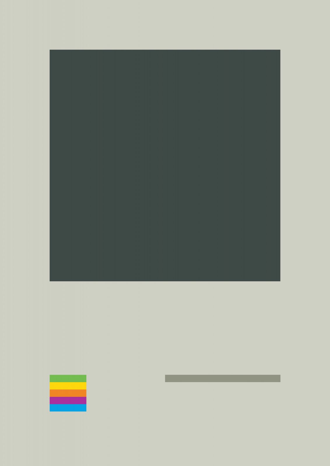 Poster - Vintage Dator Design
