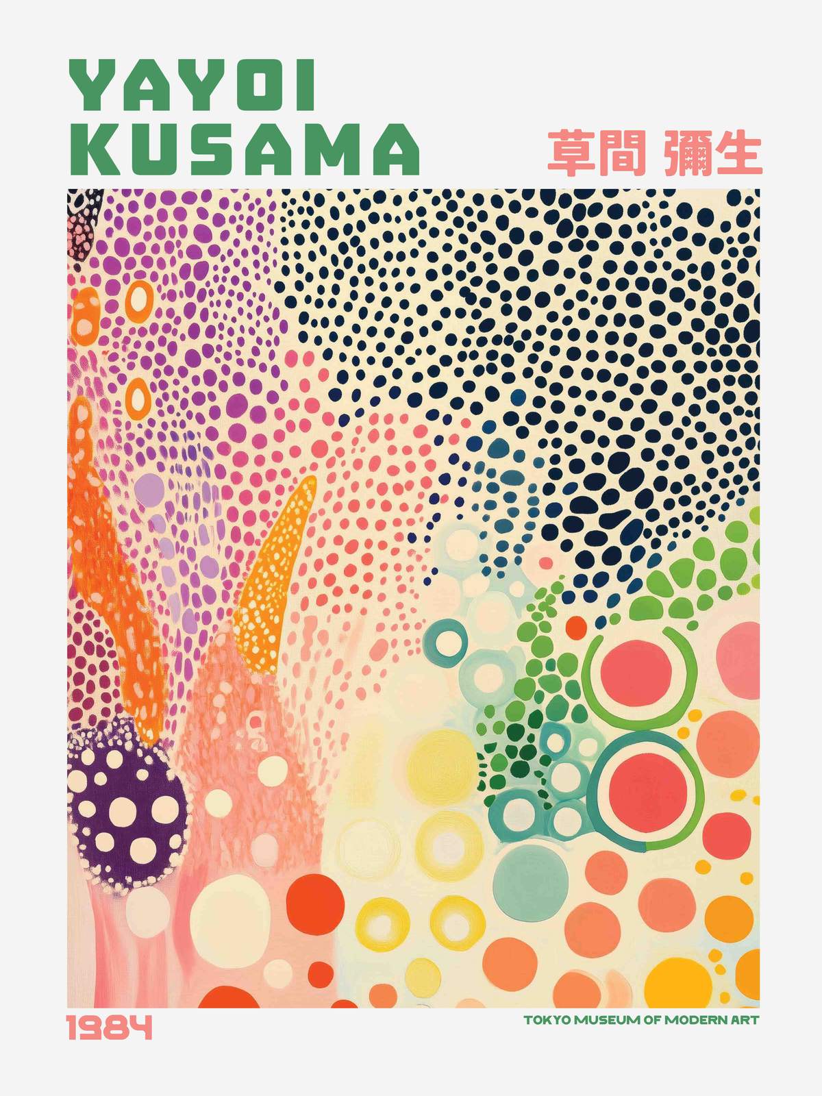 Poster - Yayoi Kusama Konstaffisch