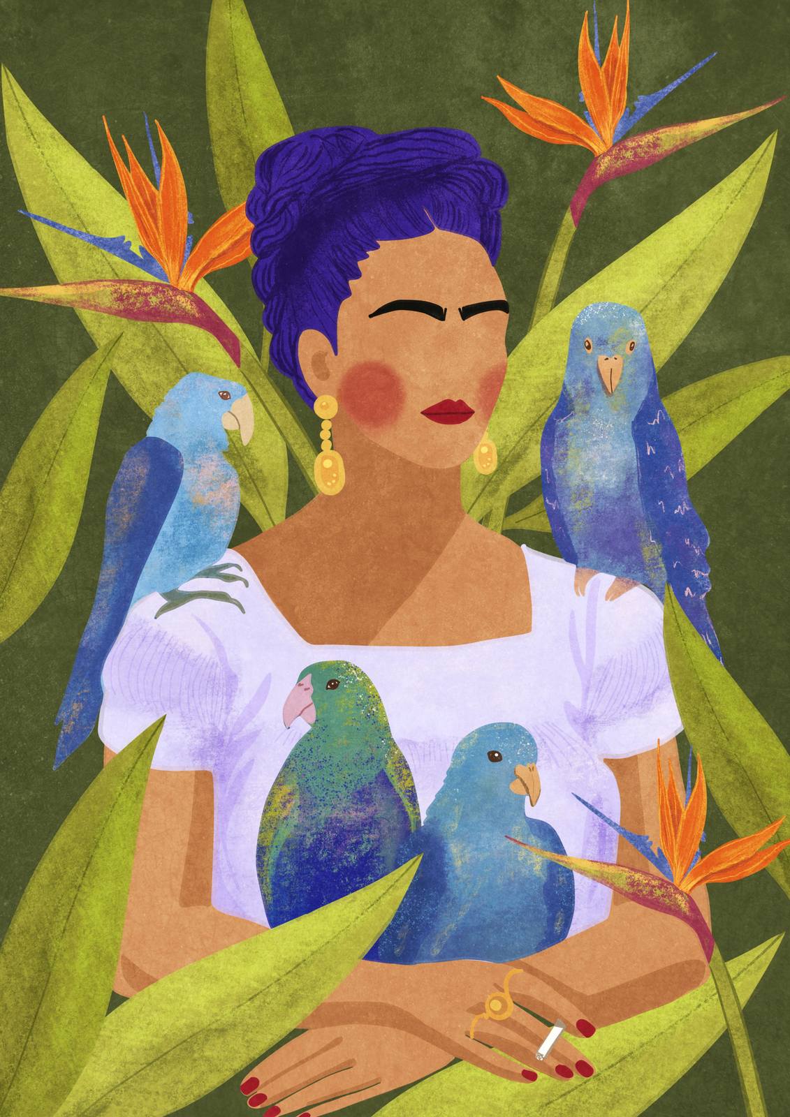 Poster - Tropical Woman Design