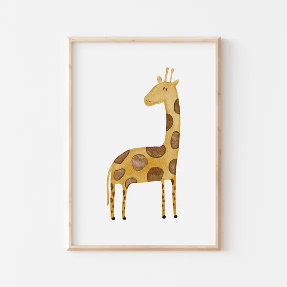 Safari Poster / Giraff