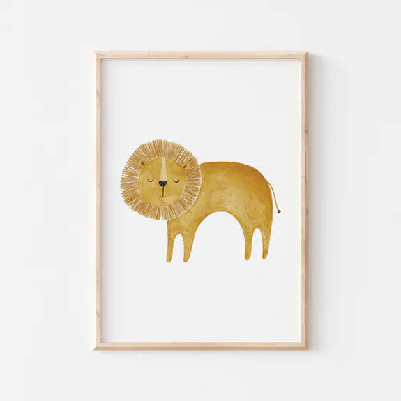 Safari Poster / Lejon