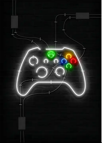 Affisch – Spelaffischer /LED-kontroller joystick