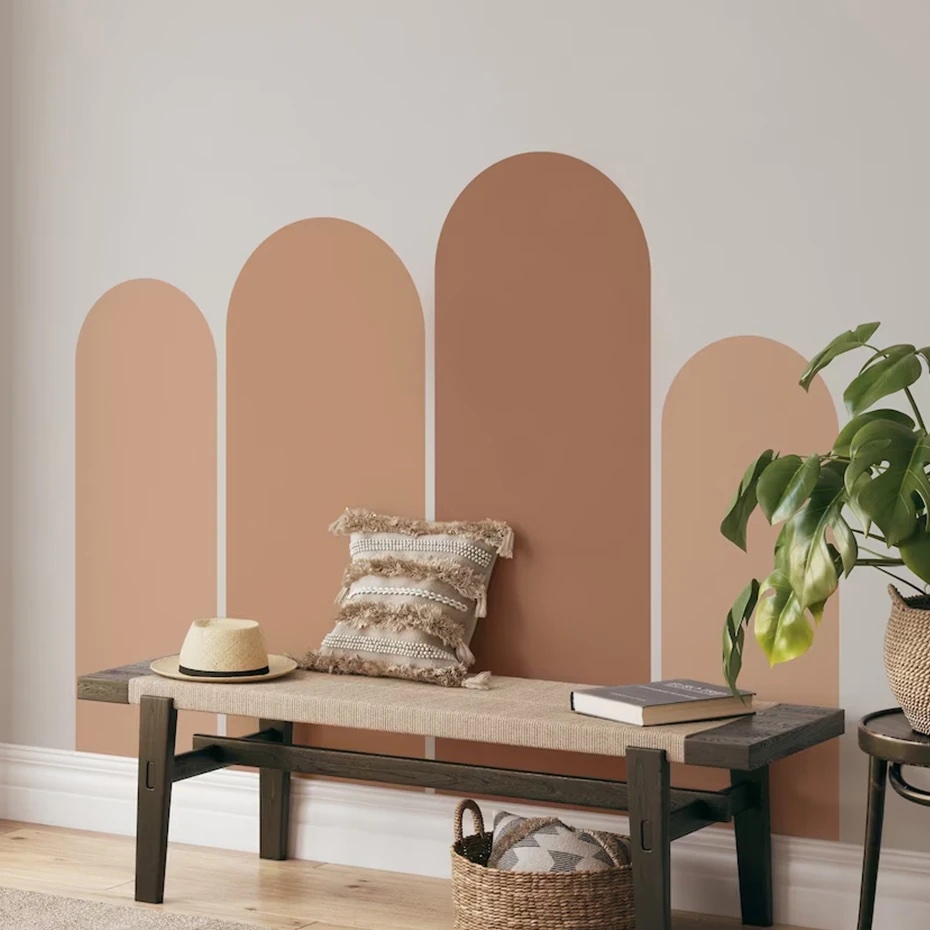Väggdekal - Boho Arch / Beige