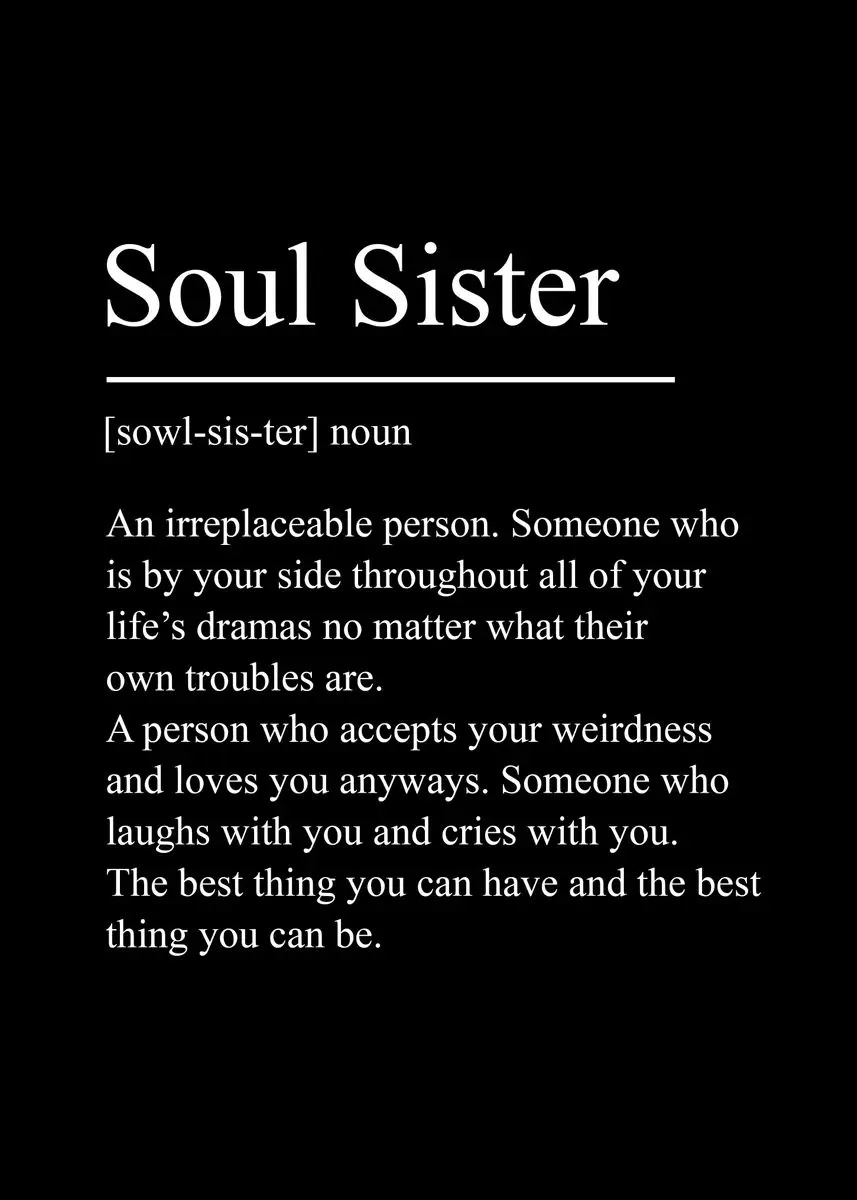 Affisch – Soul Sister