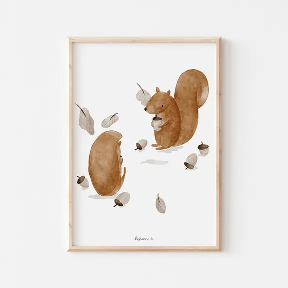 Poster - Ekorrar