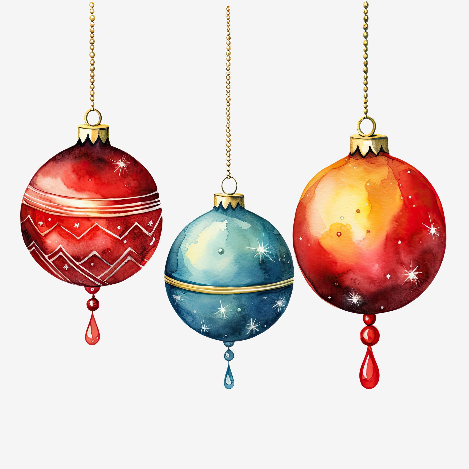 Festligt Ornamentklistermärke