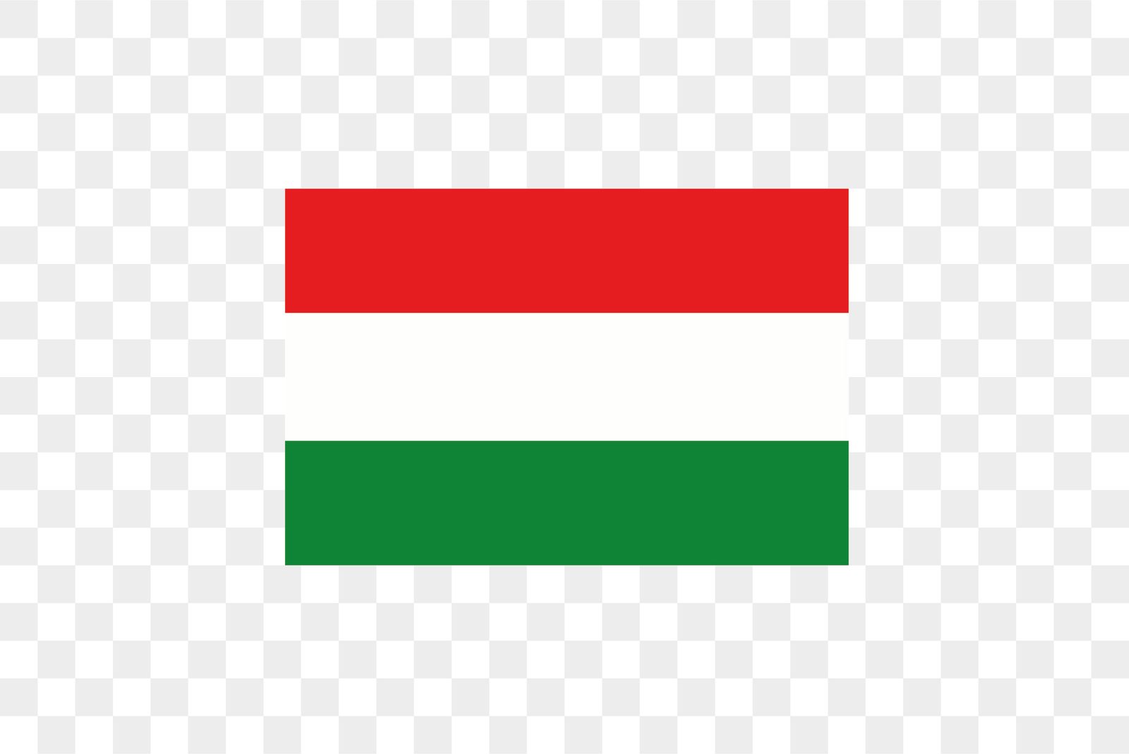 Sticker - Ungern Flagga