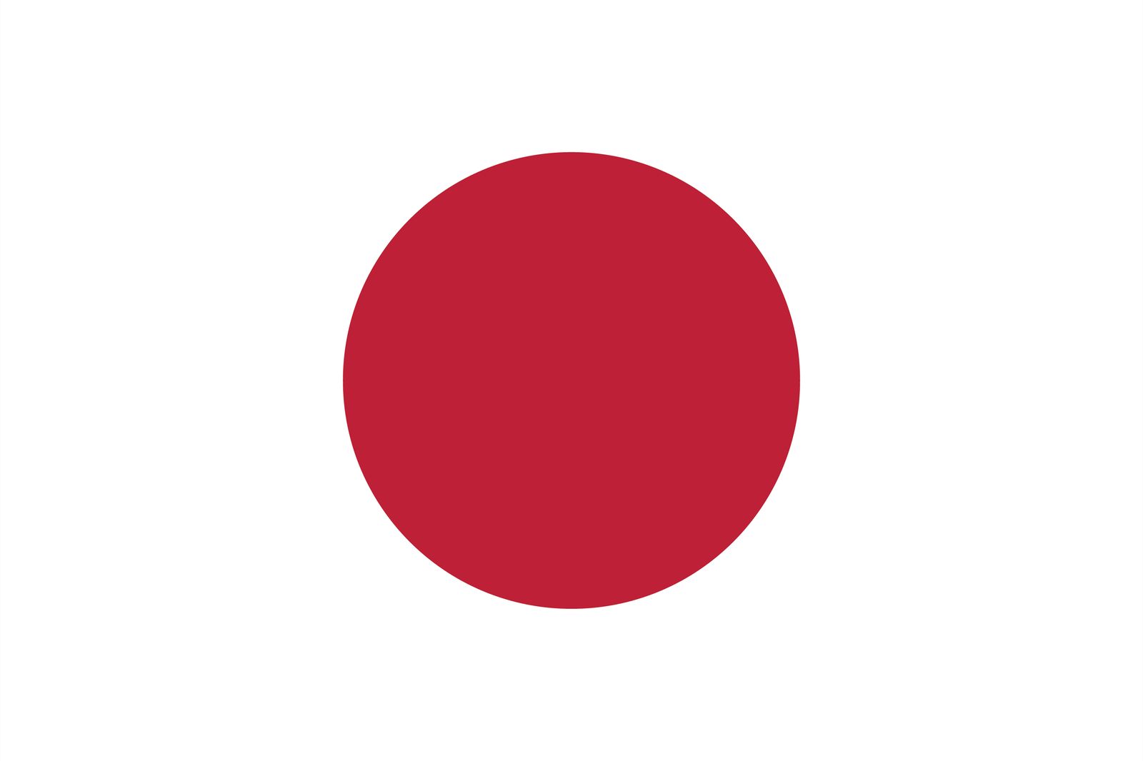 Japan Flagga - Klistermärke