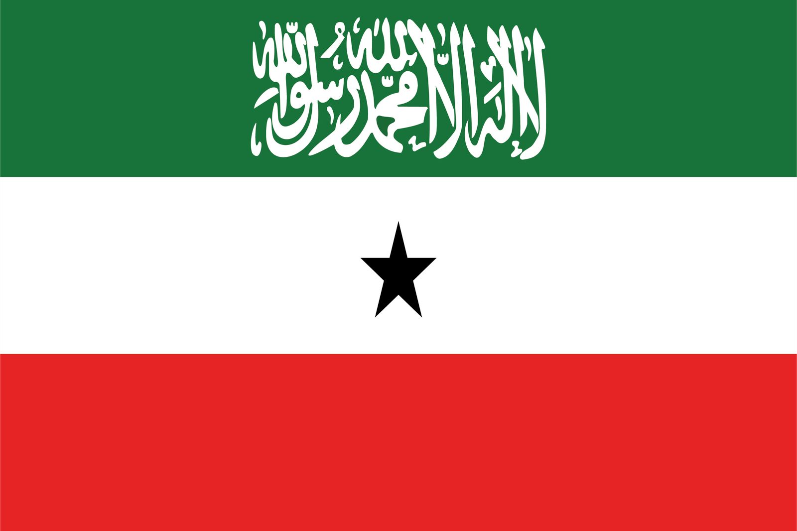 Somaliland Flagga - Klistermärke