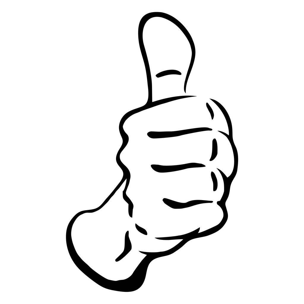Sticker - Tummen Upp Design