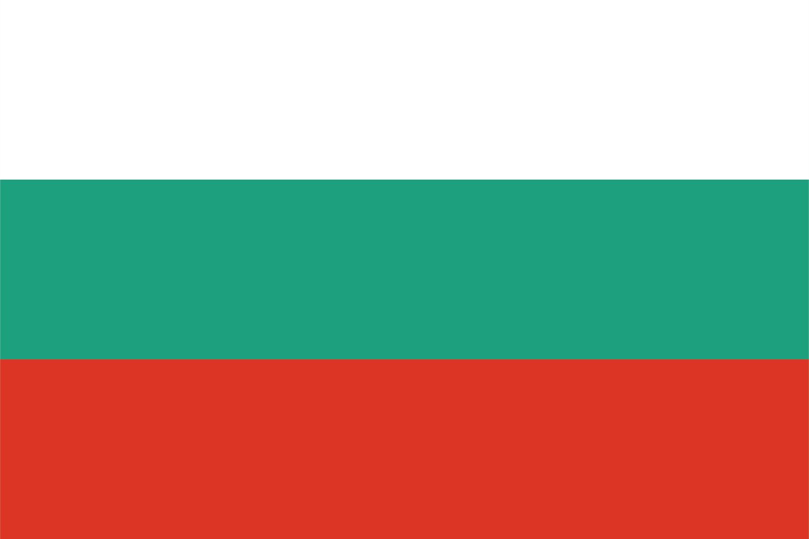 Bulgarien Flagga - Klistermärke