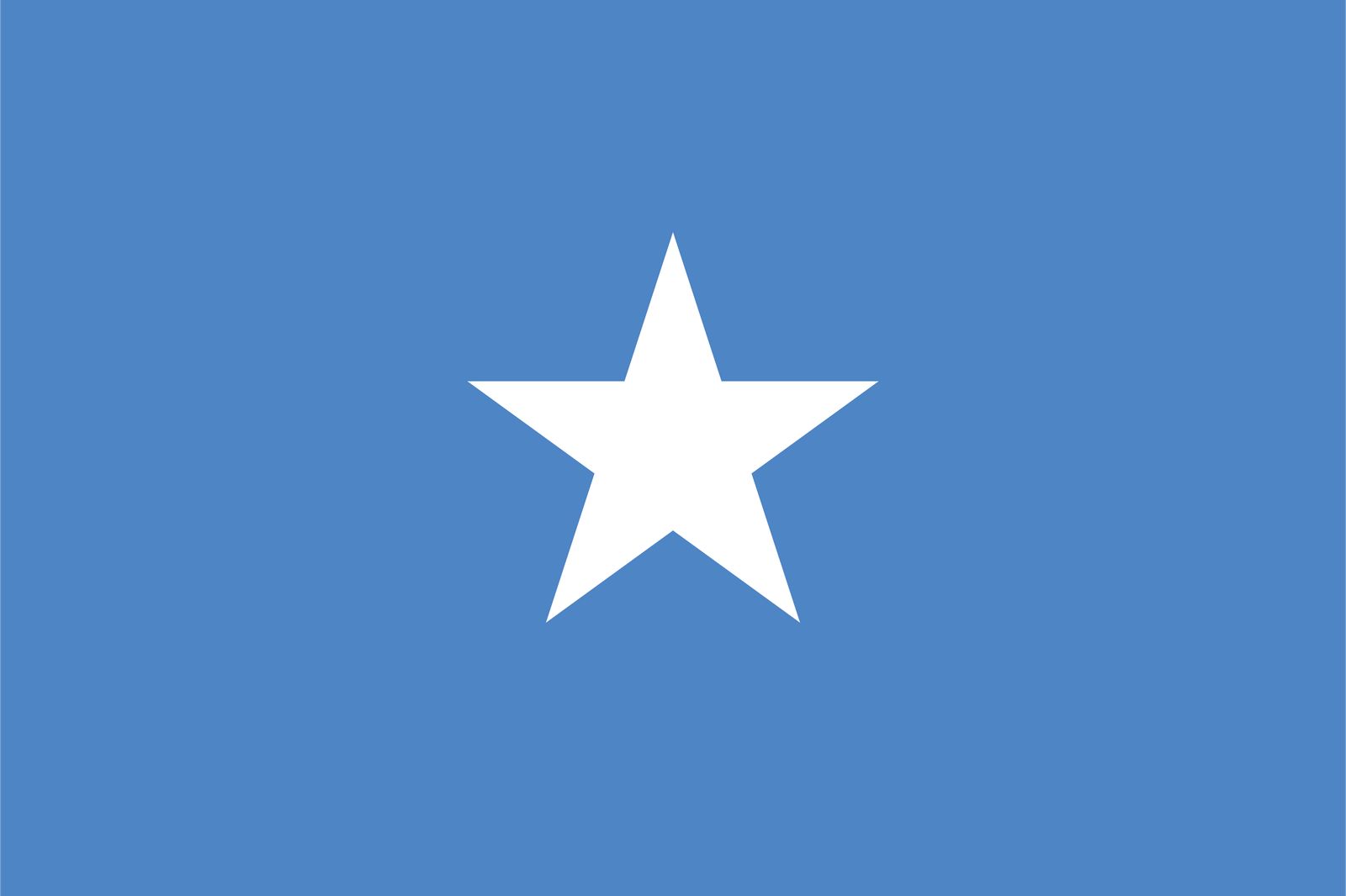 Somalia Flagga - Sticker