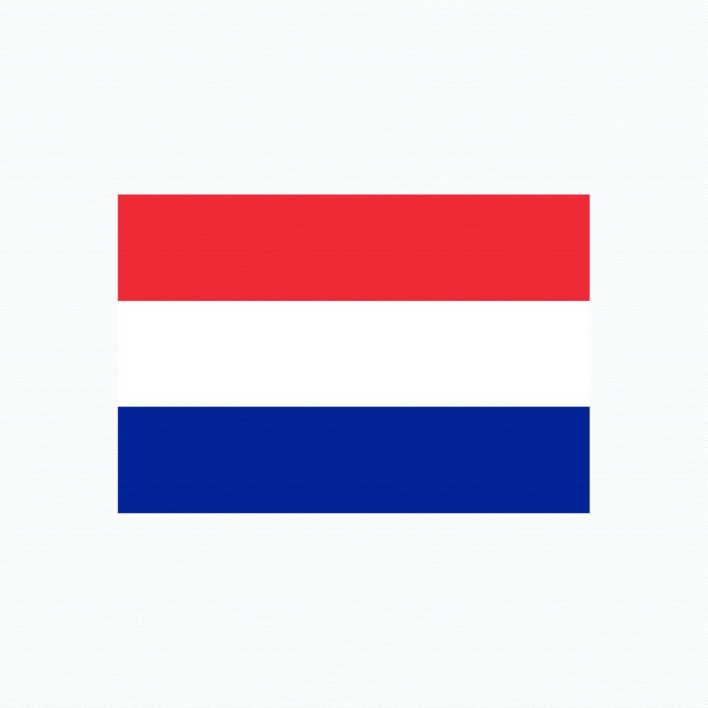 Klistermärke - Nederländernas flagga