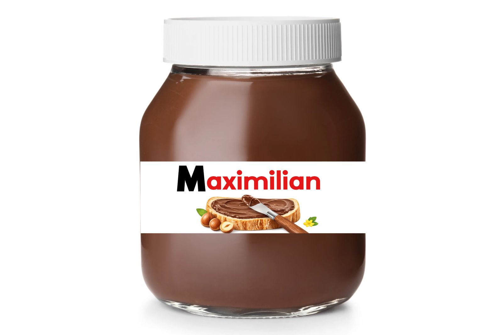 Personlig Etikett - Nutella älskare