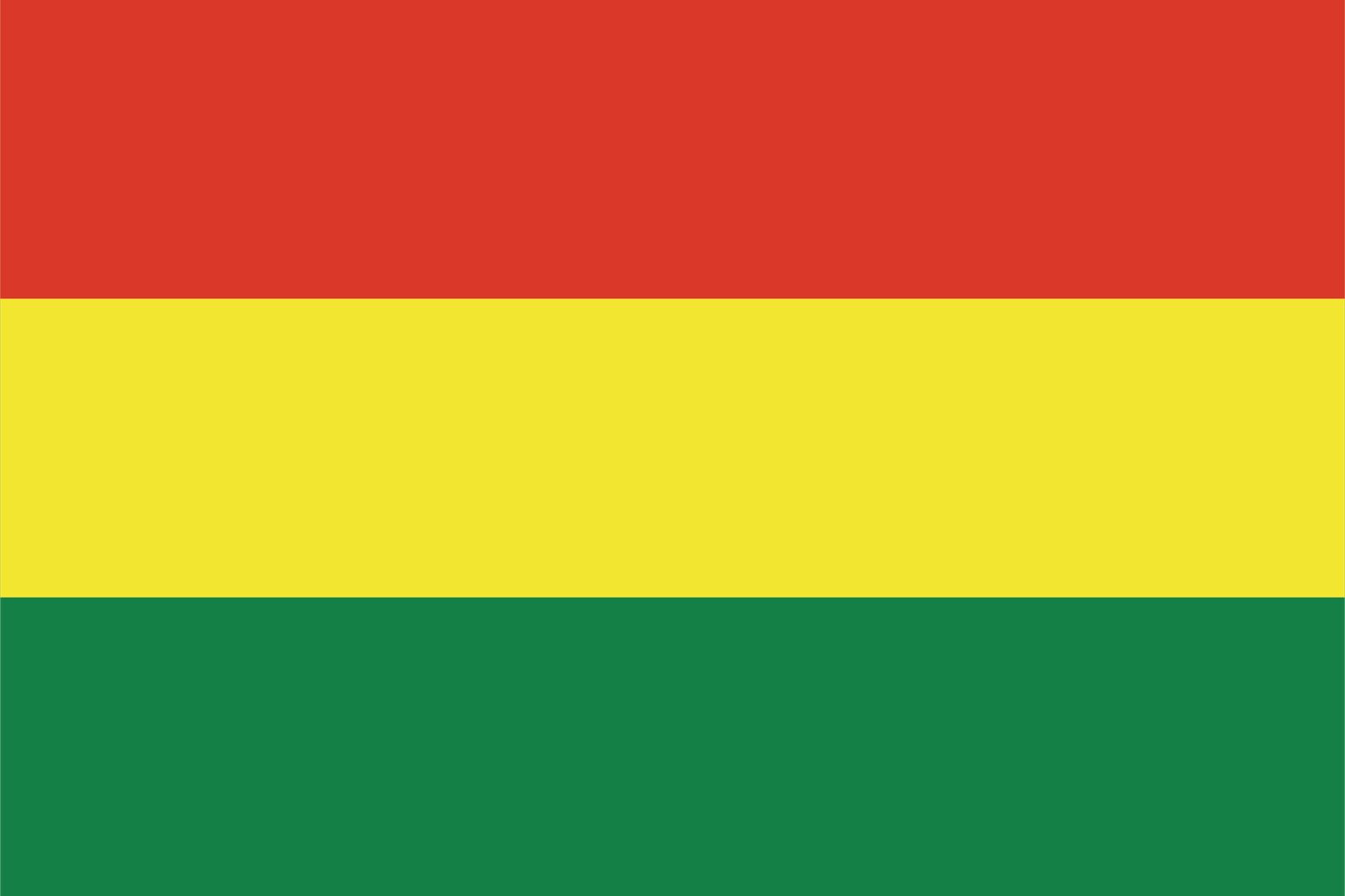 Bolivia Flagga - Klistermärke