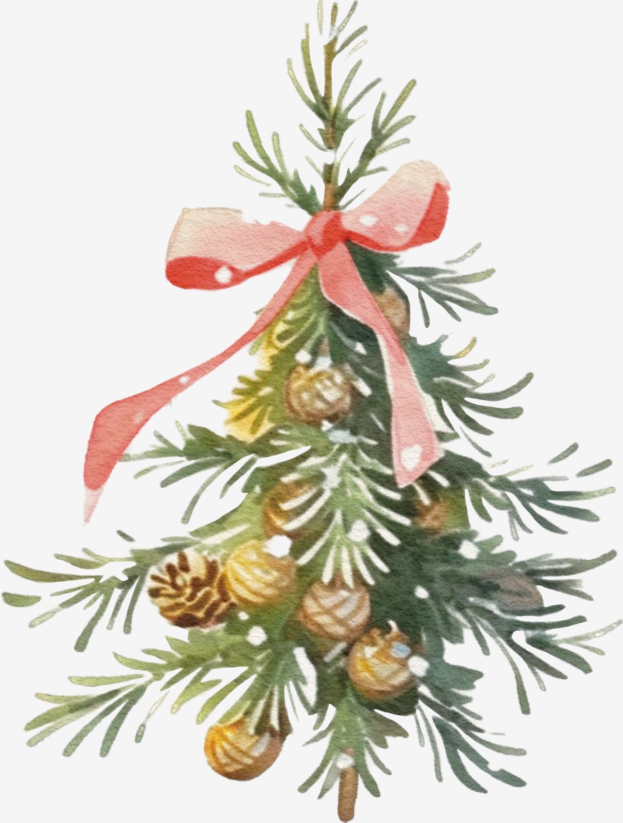 Julgran Klistermärke