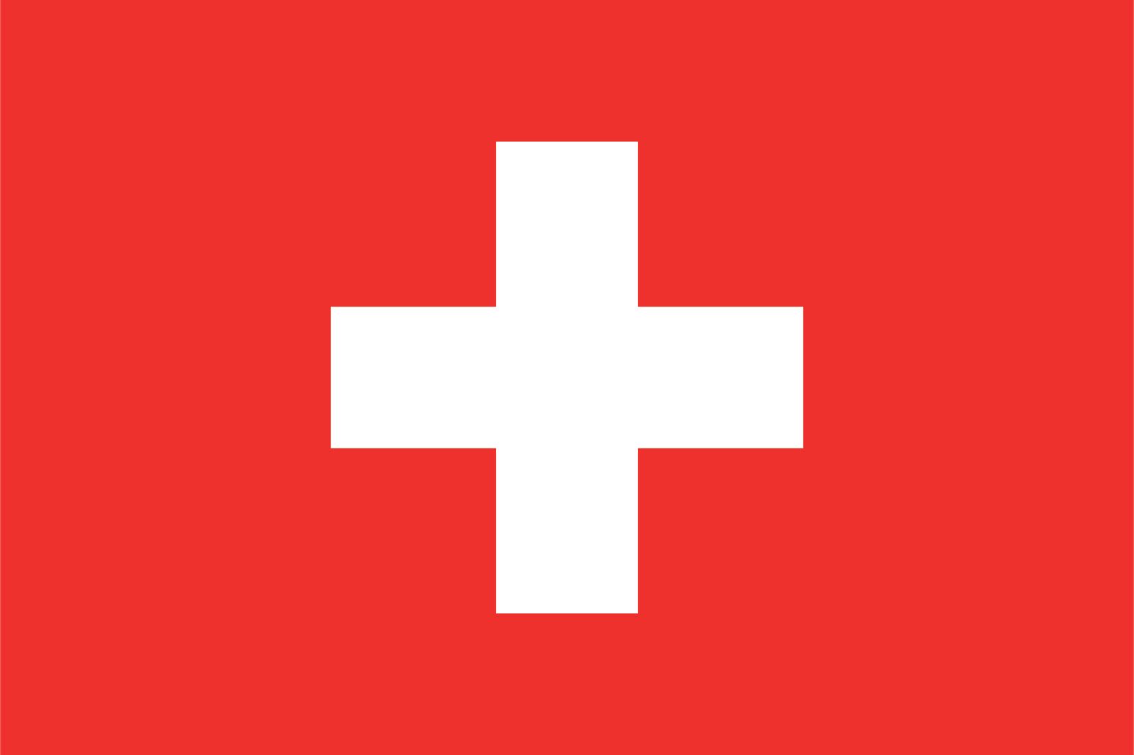 Schweiz Flagga - Klistermärke