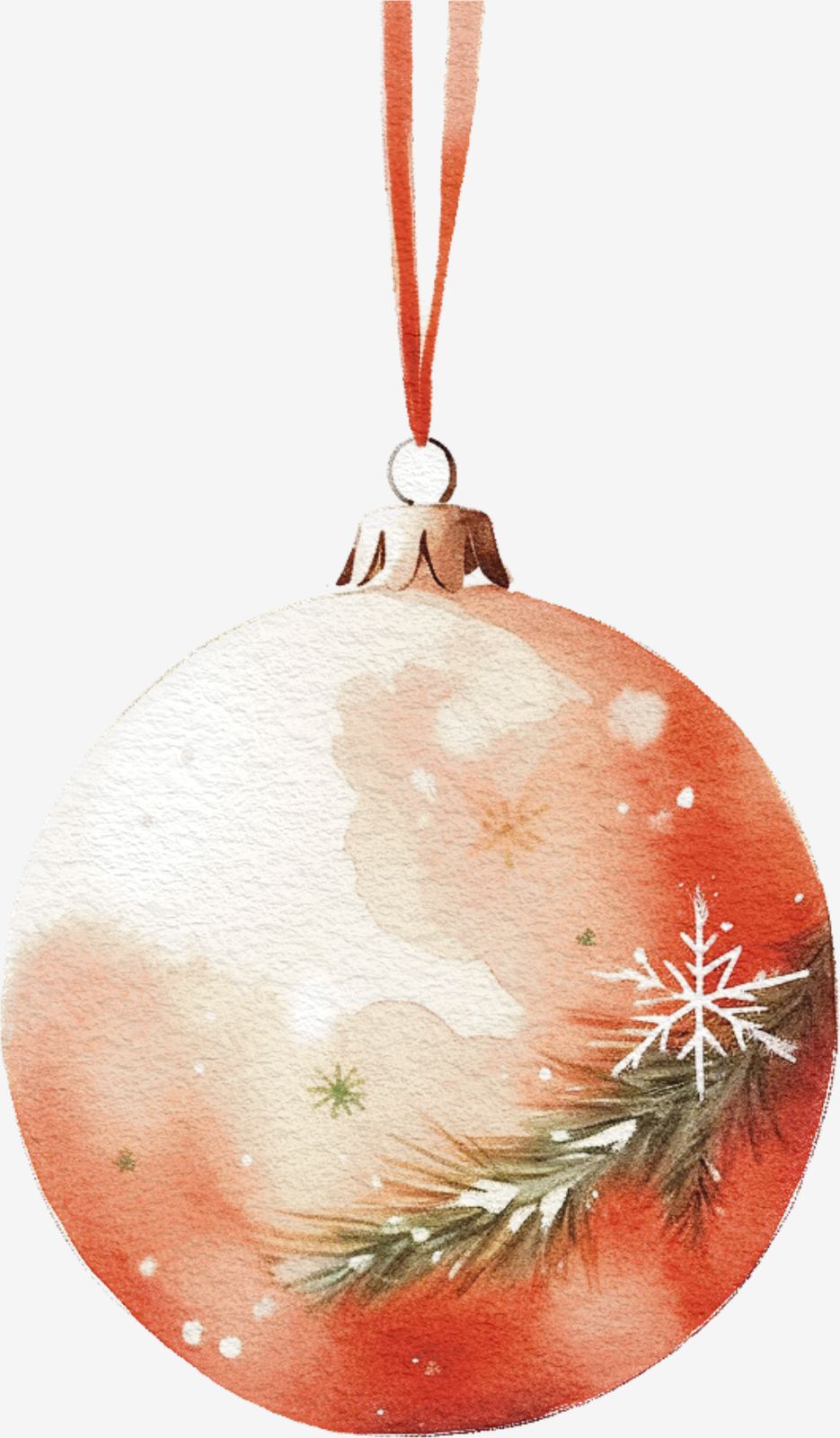 Festlig Ornament Klistermärke