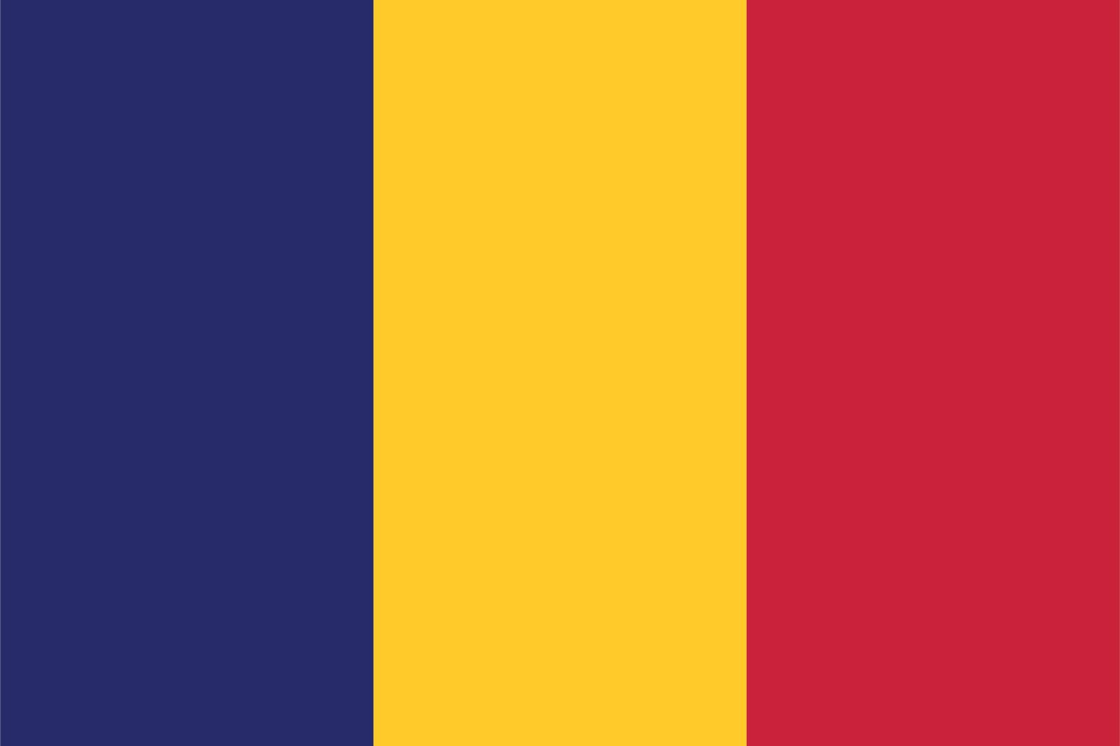 Tchad Flagg - Klistermärke