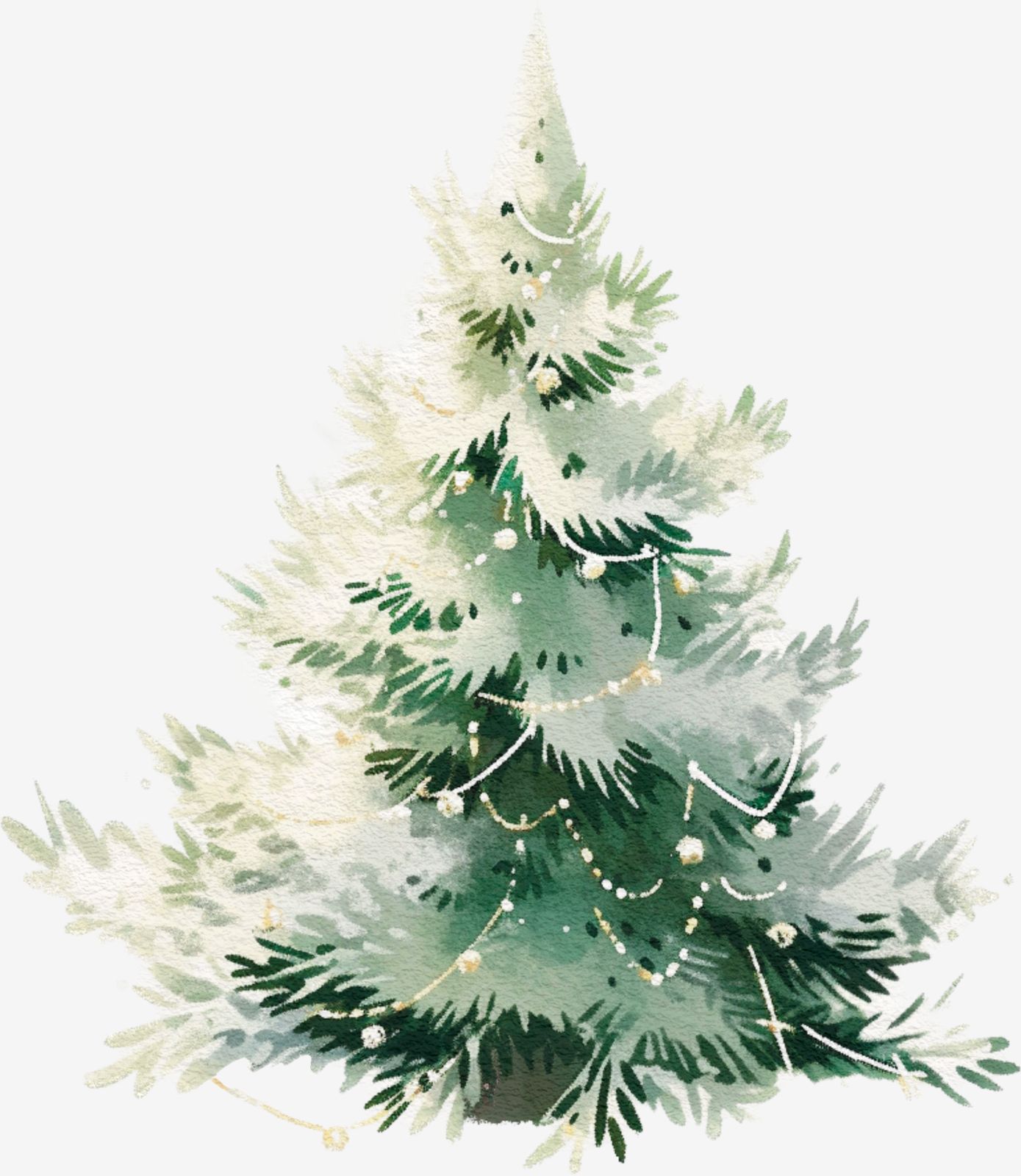 Julgran Klistermärke
